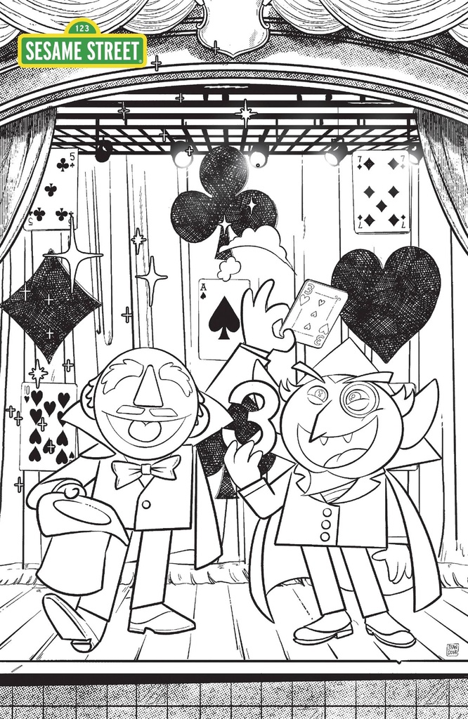 Sesame Street #4 (Cover C Sean Dove Coloring Book Variant)