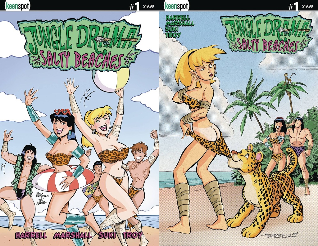 Jungle Drama: Salty Beaches #1 (Cover H Holofoil Flip Variant)