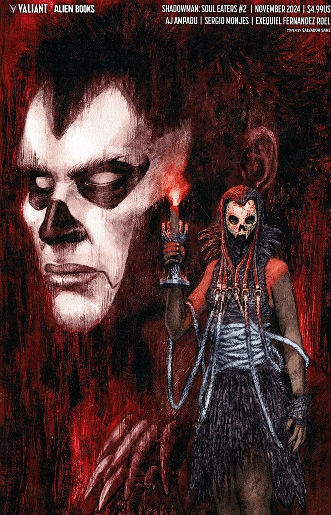 Shadowman: Soul Eaters #2 of 4 (Cover D Salvador Sanz Virgin Variant)