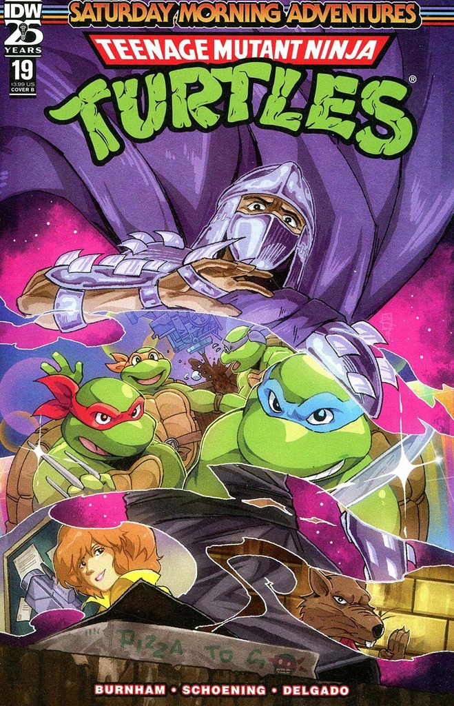TMNT: Saturday Morning Adventures Continued #19 (Cover B Miles Arq)