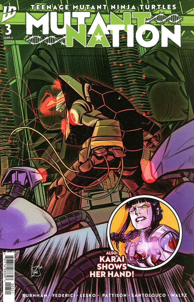 Teenage Mutant Ninja Turtles: Mutant Nation #3 (Cover B Vincenzo Federici)