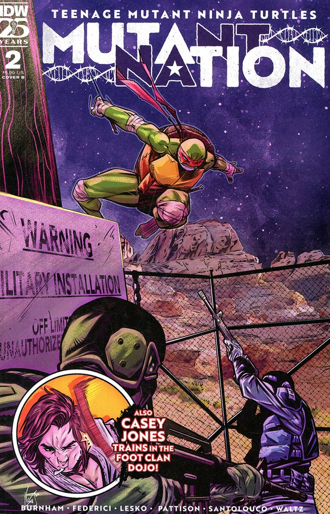 Teenage Mutant Ninja Turtles: Mutant Nation #2 (Cover B Vincenzo Federici)