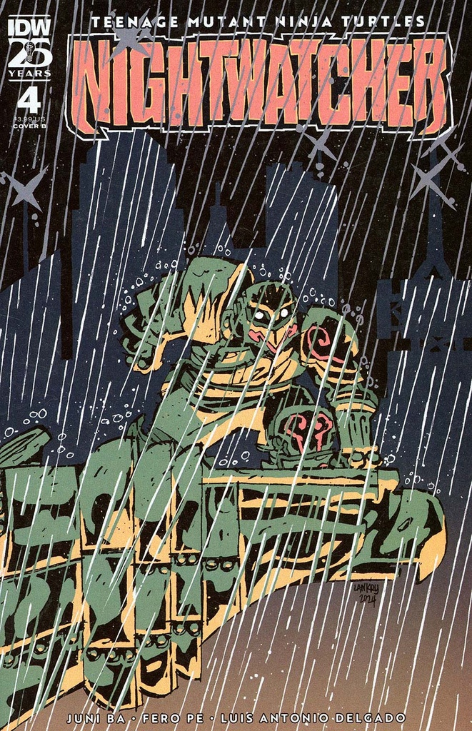 Teenage Mutant Ninja Turtles: Nightwatcher #4 (Cover B Jon Lankry)