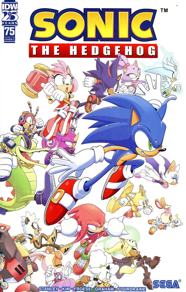 Sonic the Hedgehog #75 (Cover C Adam Bryce Thomas)