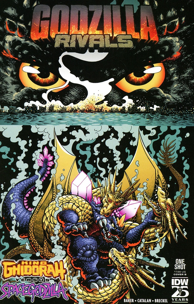 Godzilla Rivals: King Ghidorah vs. SpaceGodzilla #1 (Cover B J Gonzo)