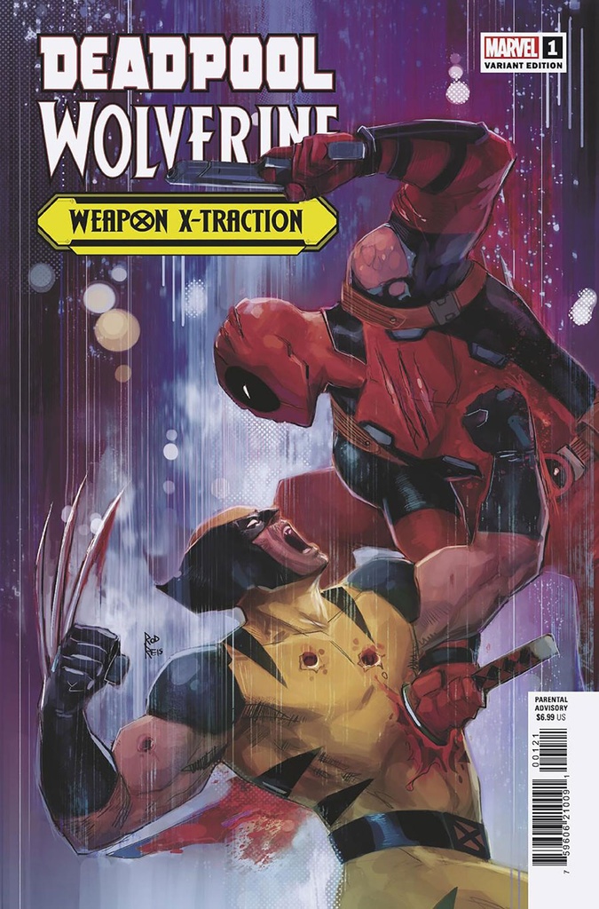 Deadpool/Wolverine: Weapon X-Traction #1 (Rod Reis Variant)