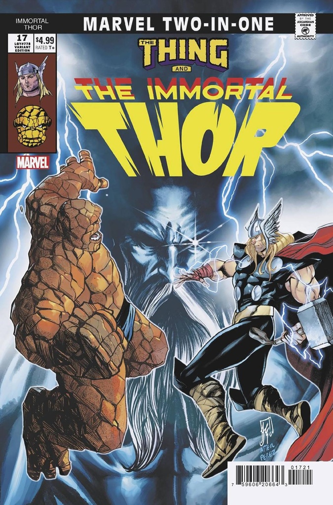 Immortal Thor #17 (Stefano Caselli Marvel Two-In-One Variant)
