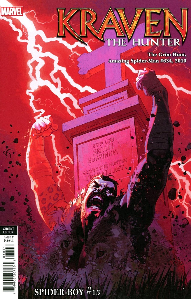 Spider-Boy #13 (Josemaria Casanovas Kraven The Hunter Variant)