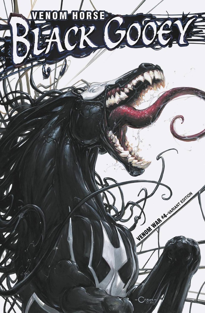 Venom War #4 (Clayton Crain Venom Horse Variant)