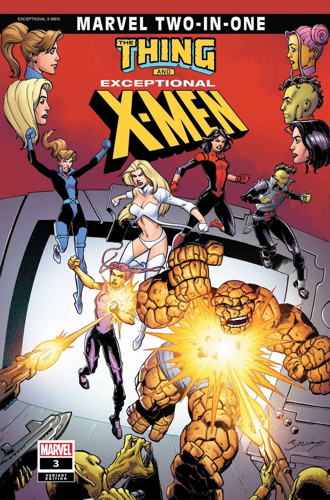 Exceptional X-Men #3 (Mark Bagley Marvel Two-In-One Variant)