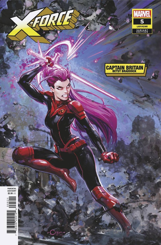 X-Force #5 (Clayton Crain Betsy Braddock Variant)
