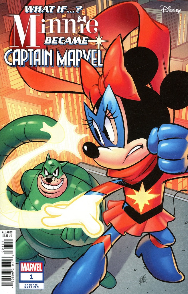 Marvel & Disney: What If...? Minnie Became Captain Marvel #1 (Elena Casagrande Variant)
