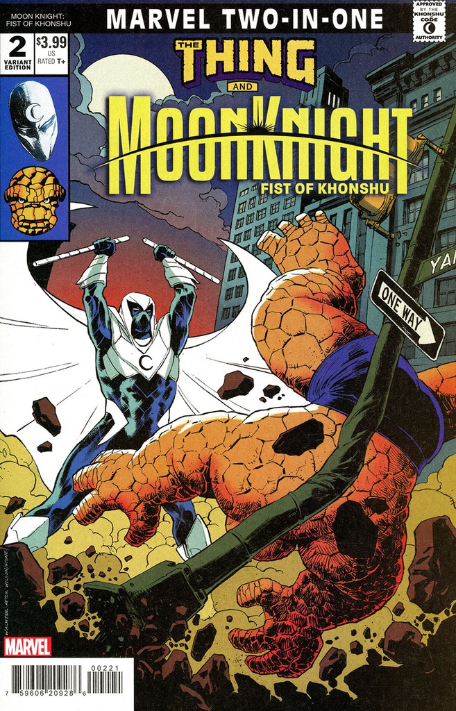 Moon Knight: Fist of Khonshu #2 (Dave Wachter Marvel Two-In-One Variant)