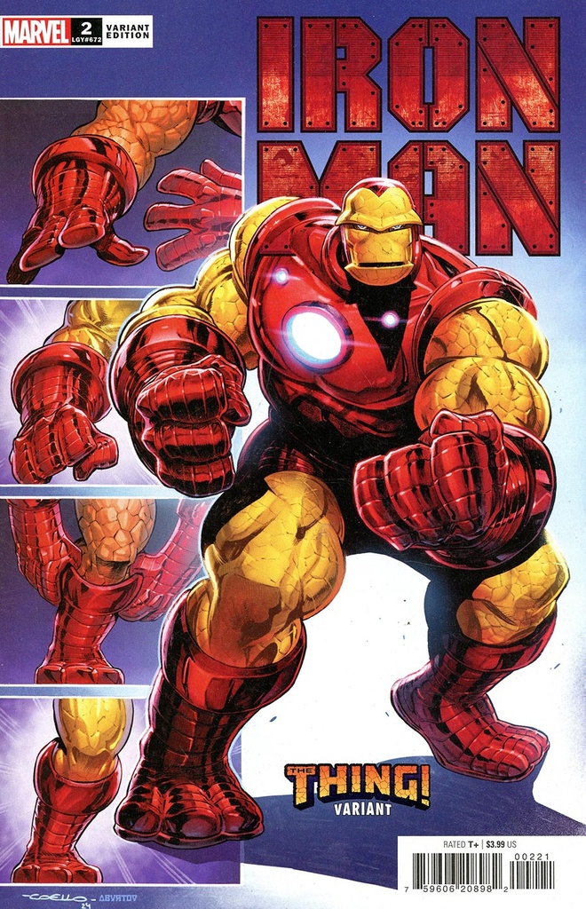 Iron Man #2 (Iban Coello The Thing Variant)