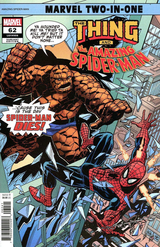 Amazing Spider-Man #62 (Alex Saviuk Marvel Two-In-One Variant)