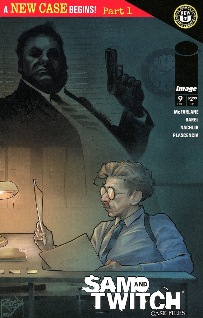 Sam and Twitch: Case Files #9 (Cover B Thaddeus Robeck Connecting Twitch Variant)