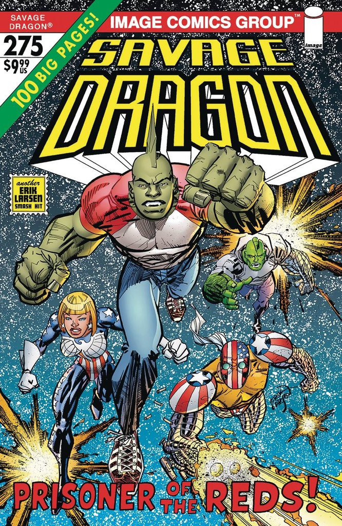 Savage Dragon #275 (Cover B Erik Larsen 70s Trade Dress Variant)