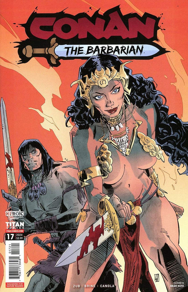 Conan the Barbarian #17 (Cover B Dean Kotz)