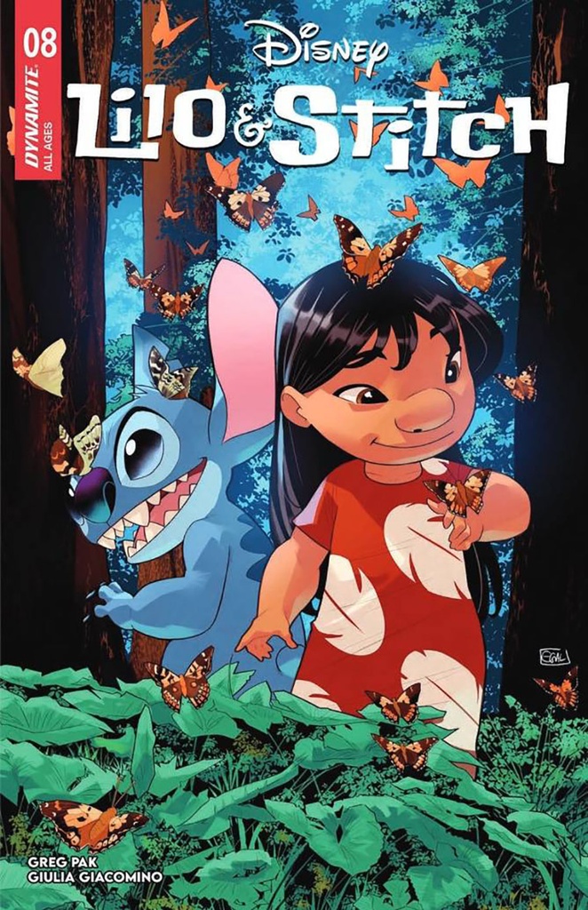 Lilo & Stitch #8 (Cover B Edwin Galmon)