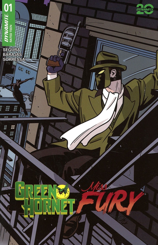 Green Hornet/Miss Fury #1 (Cover D Jacob Edgar)