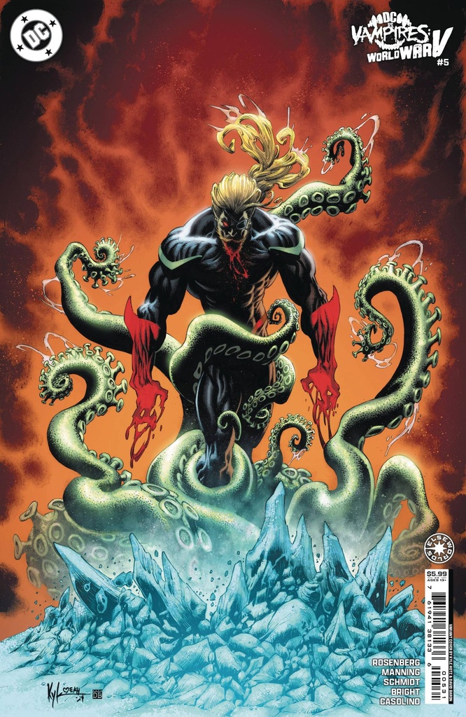 DC vs. Vampires: World War V #5 of 12 (Cover C Kyle Hotz Card Stock Variant)
