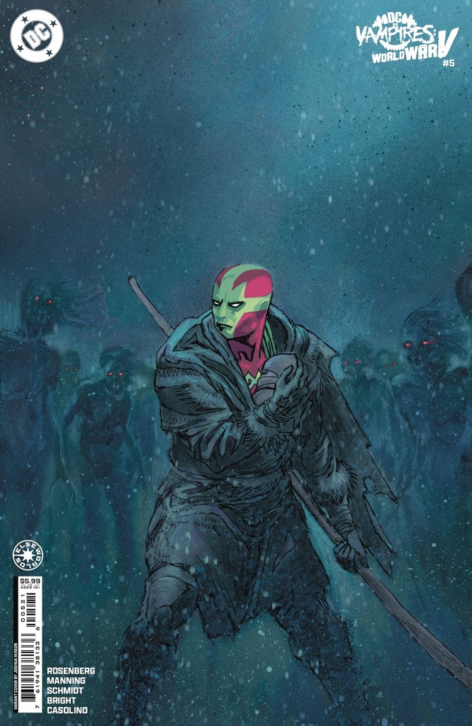 DC vs. Vampires: World War V #5 of 12 (Cover B Joshua Hixson Card Stock Variant)