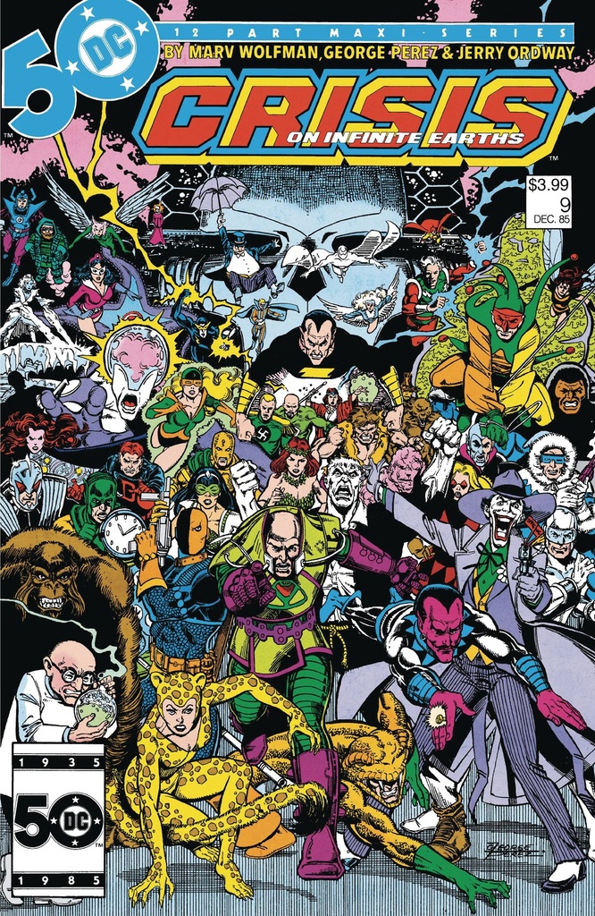 Crisis On Infinite Earths #9 (Facsimile Edition Cover A George Perez)