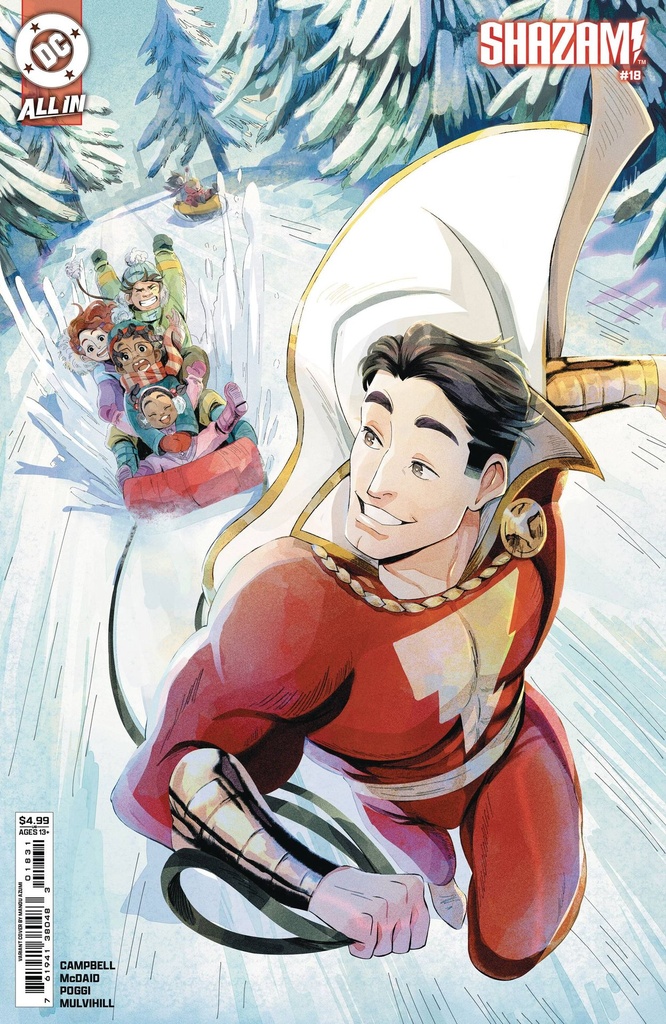 Shazam #18 (Cover C Manou Azumi Card Stock Variant)