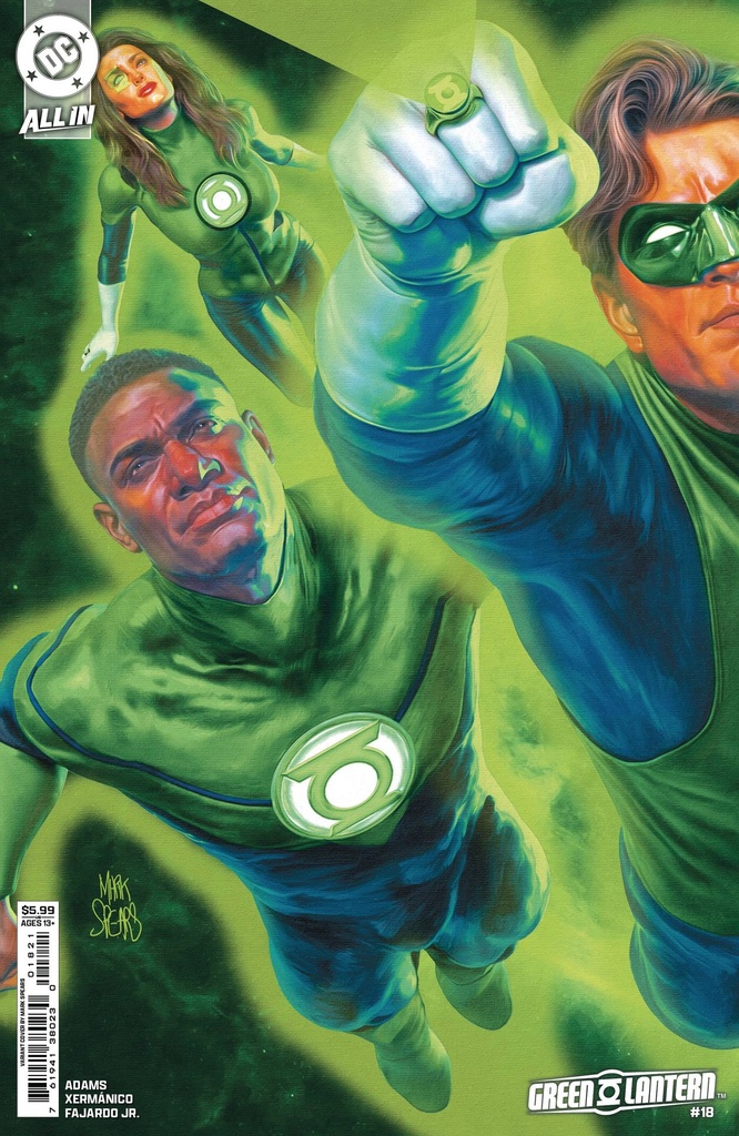 Green Lantern #18 (Cover B Mark Spears Connecting Card Stock Variant)