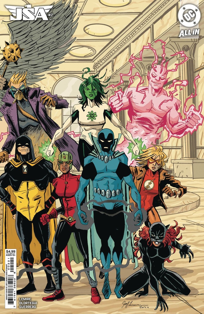 JSA #2 (Cover B Jeff Lemire Card Stock Variant)