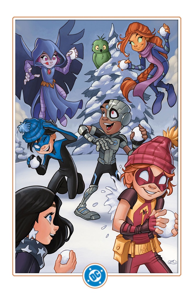 Titans #18 (Cover D Chrissie Zullo DC Winter Wonderland Card Stock Variant)