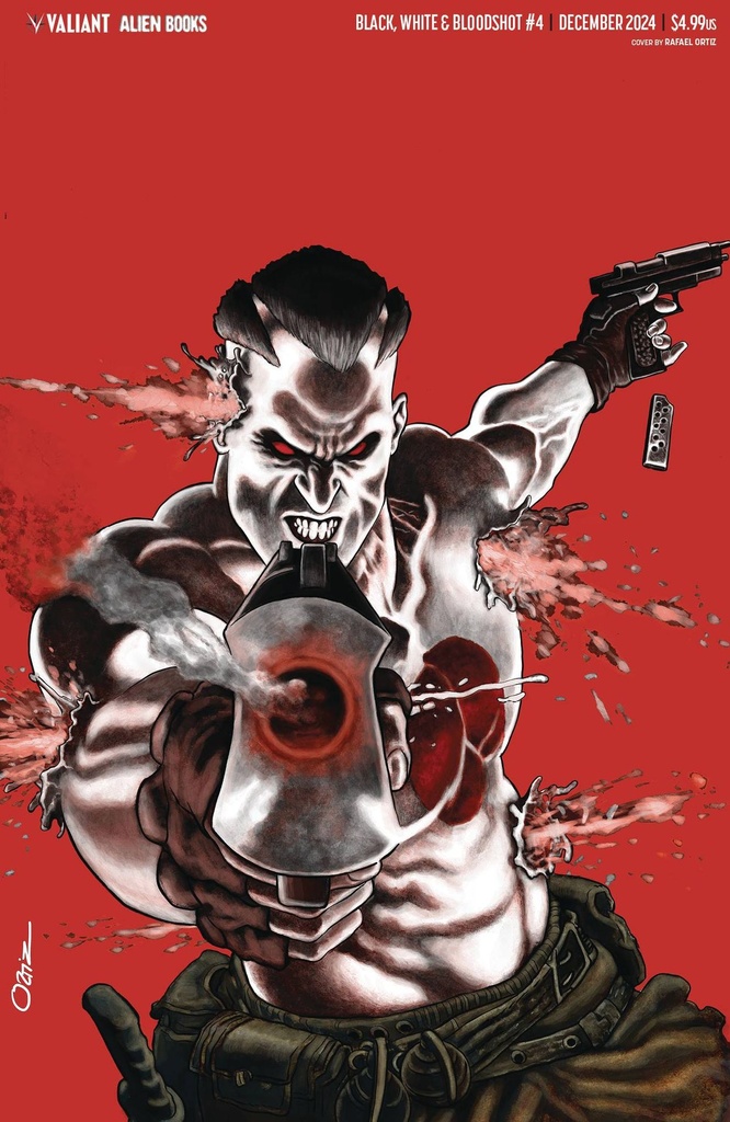 Black, White & Bloodshot #4 of 4 (Cover D Rafael Ortiz Virgin Variant)