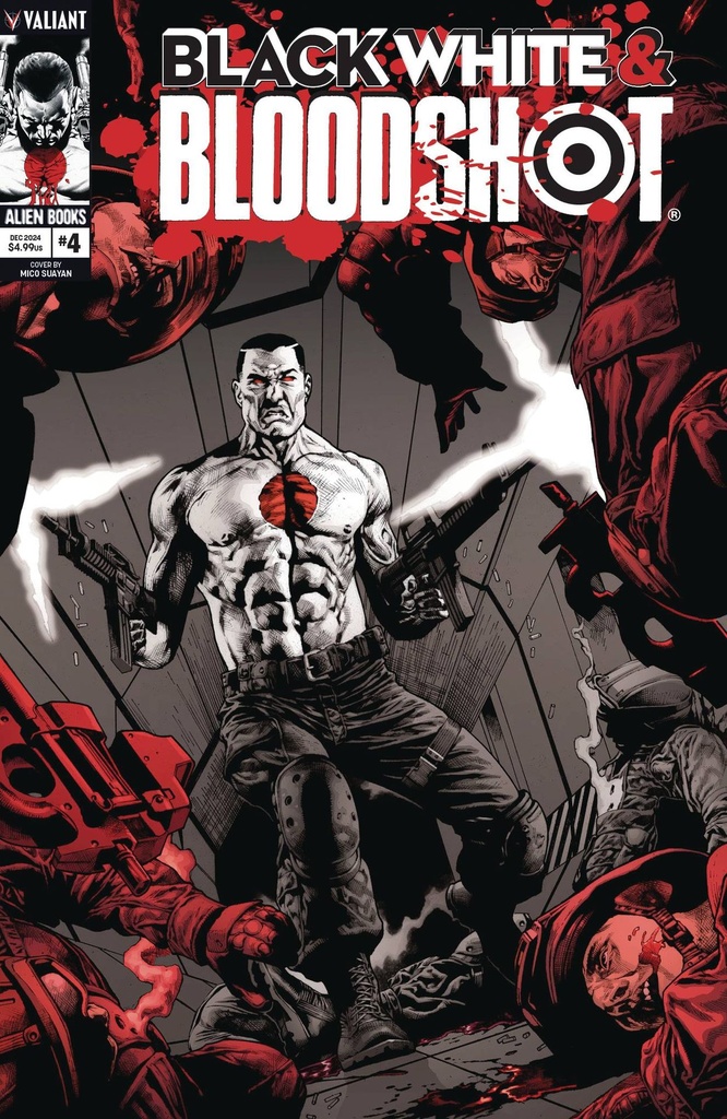 Black, White & Bloodshot #4 of 4 (Cover B Mico Suayan)