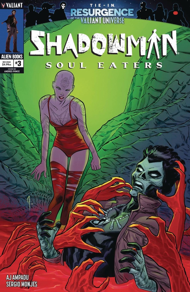 Shadowman: Soul Eaters #3 of 4 (Cover B Andres Ponce)
