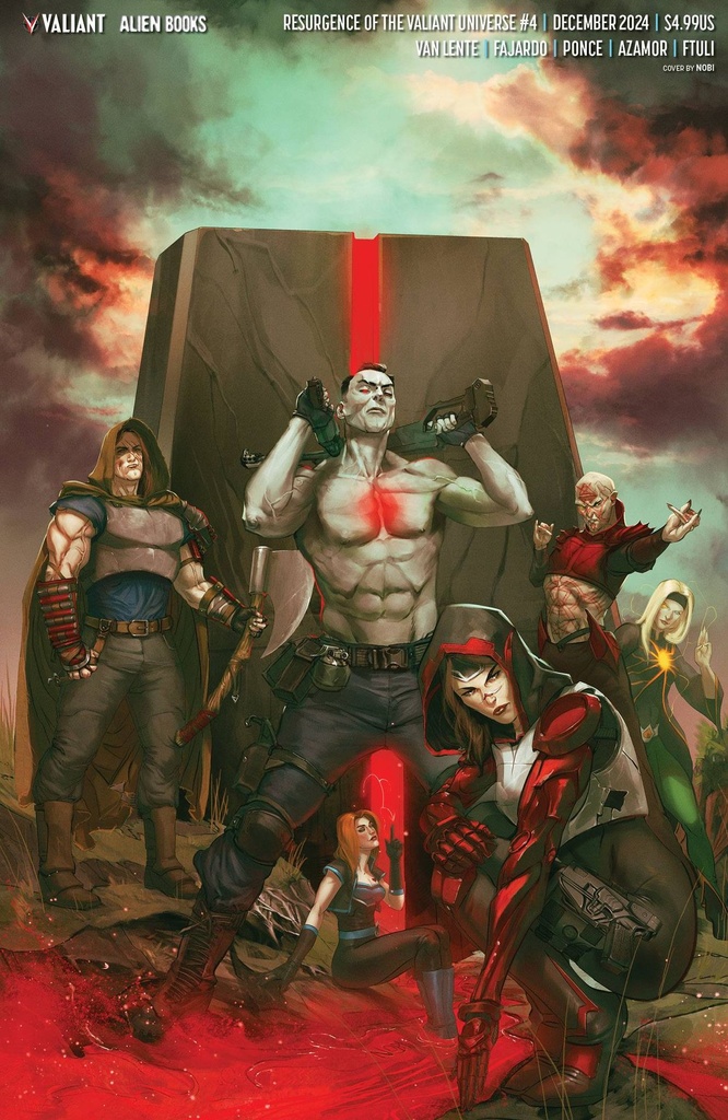 Resurgence of the Valiant Universe #4 of 4 (Cover D Nobi Virgin Variant)