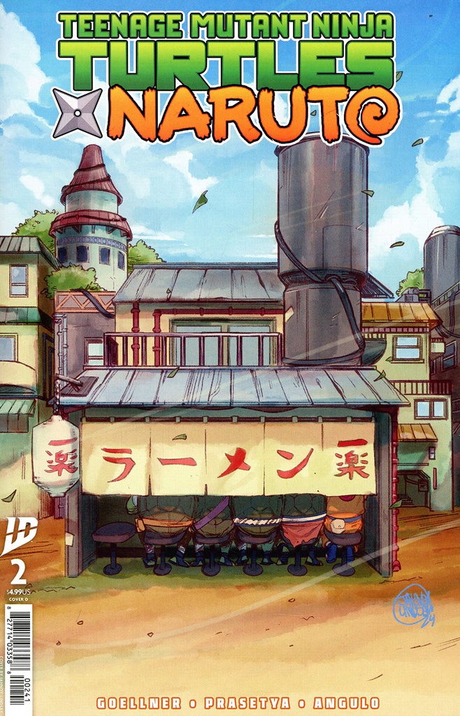 Teenage Mutant Ninja Turtles x Naruto #2 (Cover D Jahnoy Lindsay)