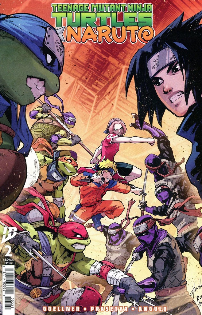 Teenage Mutant Ninja Turtles x Naruto #2 (Cover B Hendry Prasetya)
