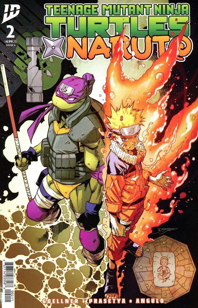 Teenage Mutant Ninja Turtles x Naruto #2 (Cover A Jorge Jimenez)