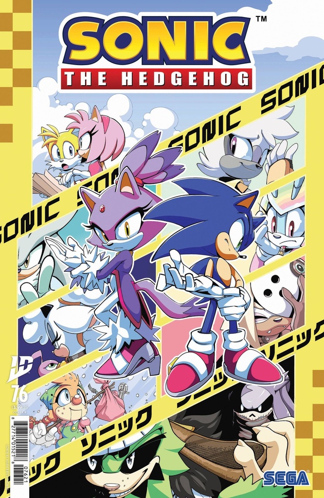 Sonic the Hedgehog #76 (Cover B Adam Bryce Thomas)