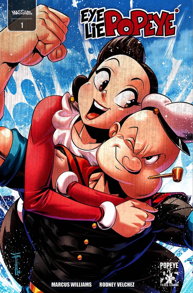Eye Lie Popeye #1 (Massive Select Serg Acuna Metal Variant)