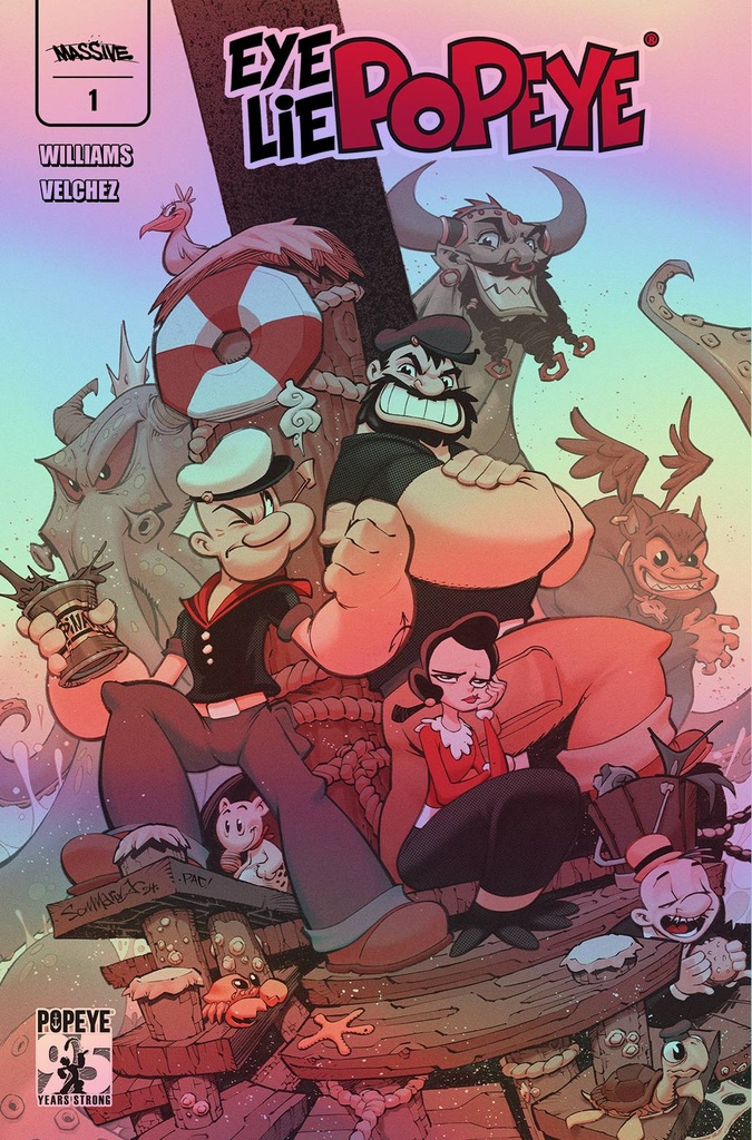 Eye Lie Popeye #1 (Massive Select Jon Sommariva Foil Variant)