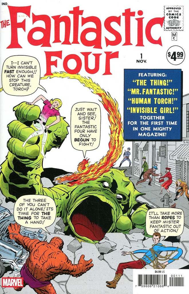 Fantastic Four #1 (2025 Facsimile Edition Foil Variant)