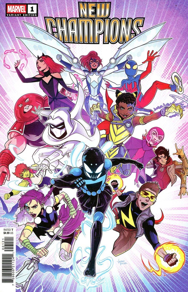 New Champions #1 (Luciano Vecchio Promo Variant)