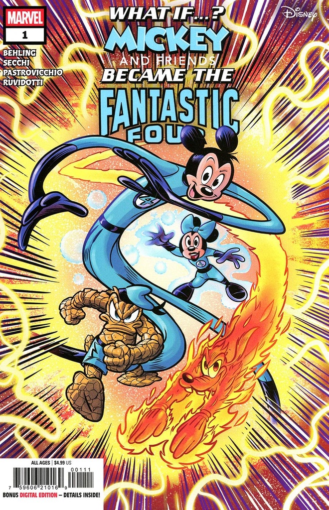 Marvel & Disney: What If...? Mickey & Friends Became the Fantastic Four #1