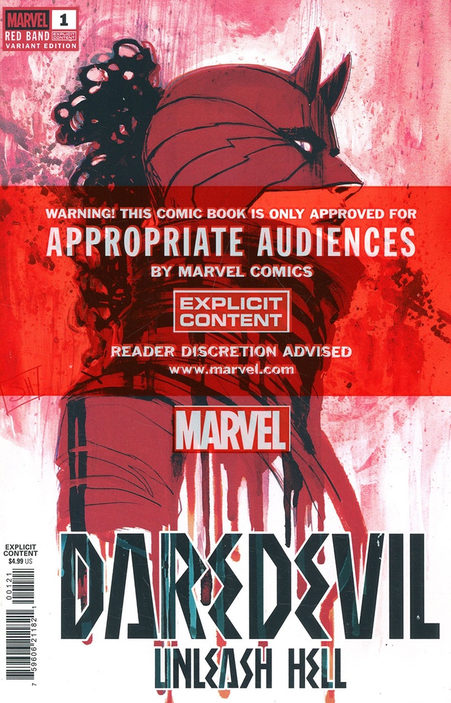 Daredevil: Unleash Hell - Red Band #1 of 5 (Stephanie Hans Variant)