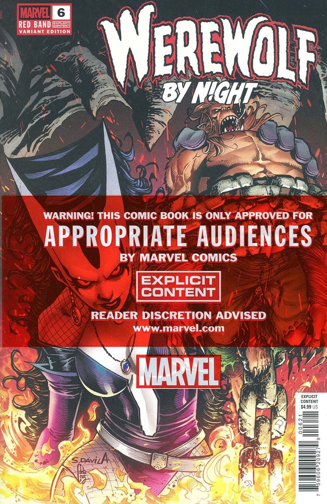 Werewolf by Night: Red Band #6 (Sergio Davila Variant)