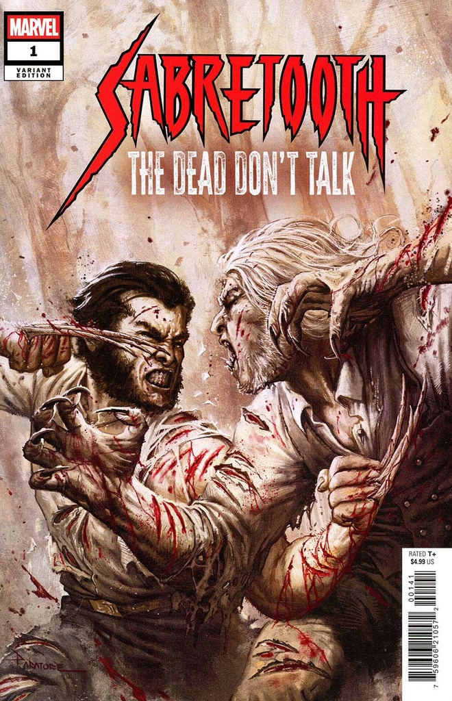 Sabretooth: The Dead Don't Talk #1 of 5 (Davide Paratore Variant)