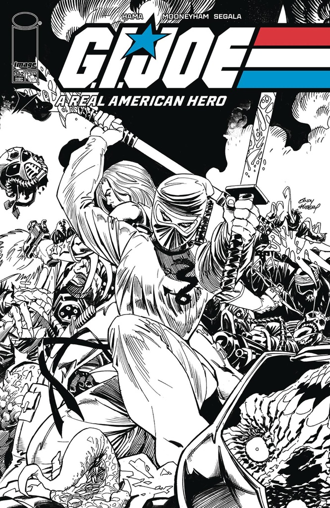 GI Joe: A Real American Hero #312 (Cover B Andy Kubert B&W Variant)