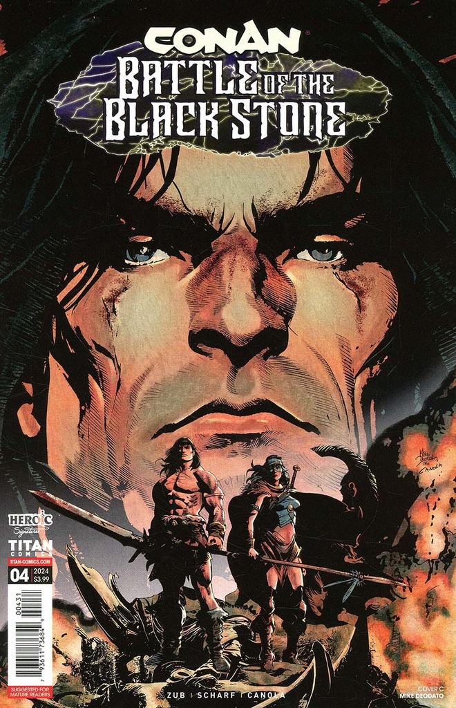 Conan the Barbarian: Battle of the Black Stone #4 of 4 (Cover C Mike Deodato Jr)