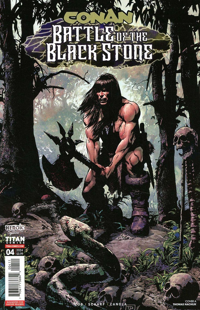 Conan the Barbarian: Battle of the Black Stone #4 of 4 (Cover A Thomas Nachlik)